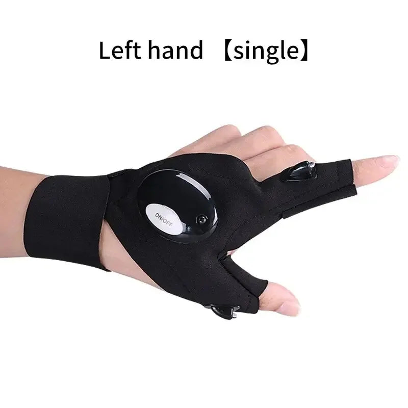 LED Night Light Fingerless Glove