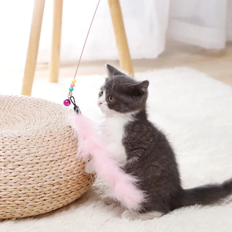Feather Cat Teaser Wand