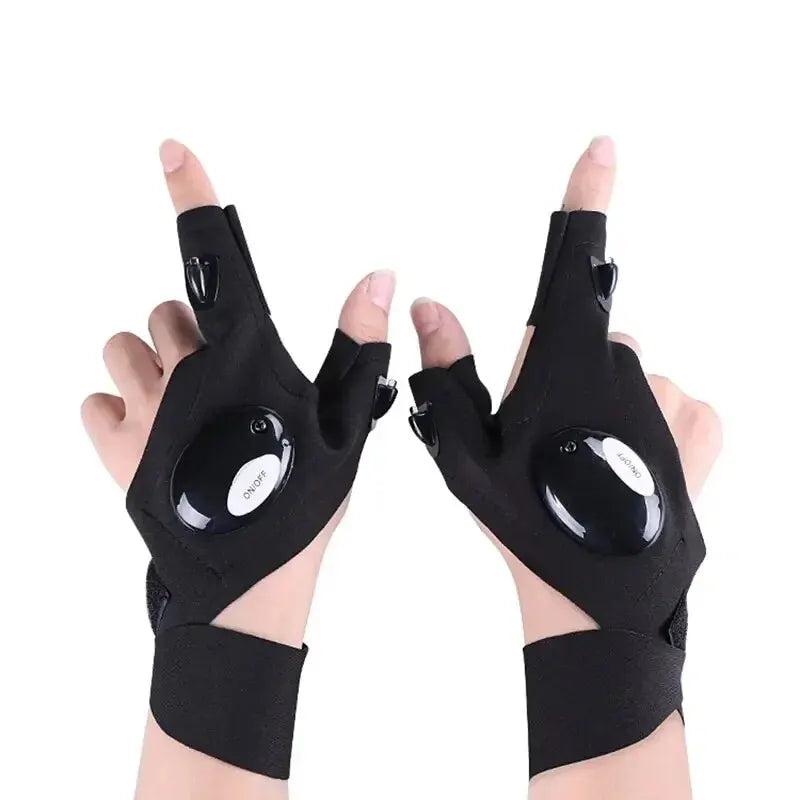 LED Night Light Fingerless Glove
