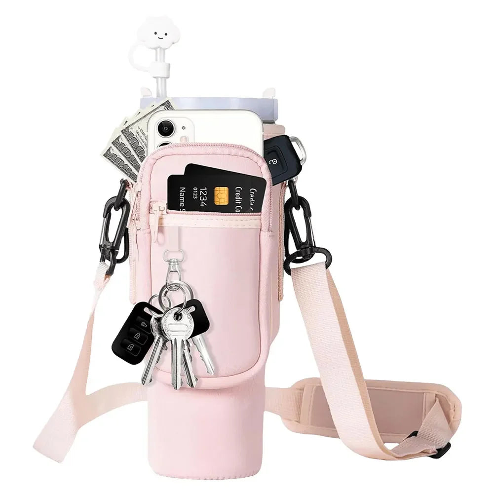 40oz Neoprene Water Bottle Carrier Bag
