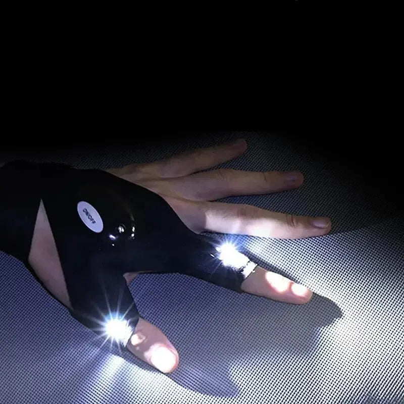 LED Night Light Fingerless Glove