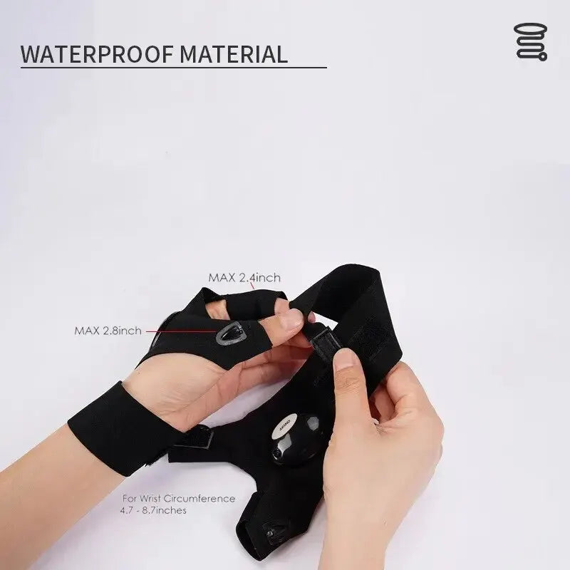 LED Night Light Fingerless Glove