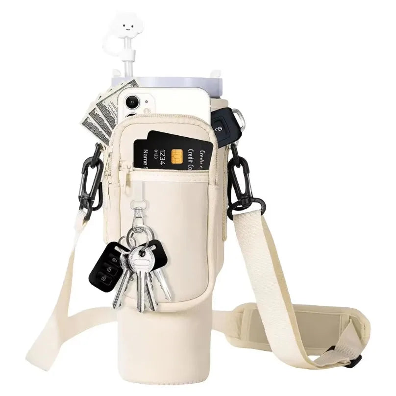 40oz Neoprene Water Bottle Carrier Bag