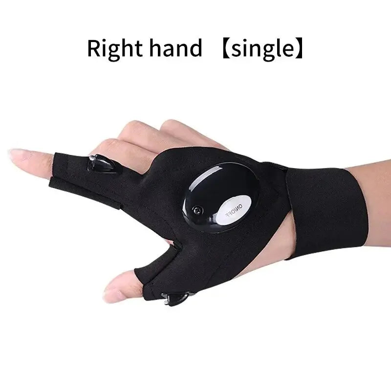 LED Night Light Fingerless Glove