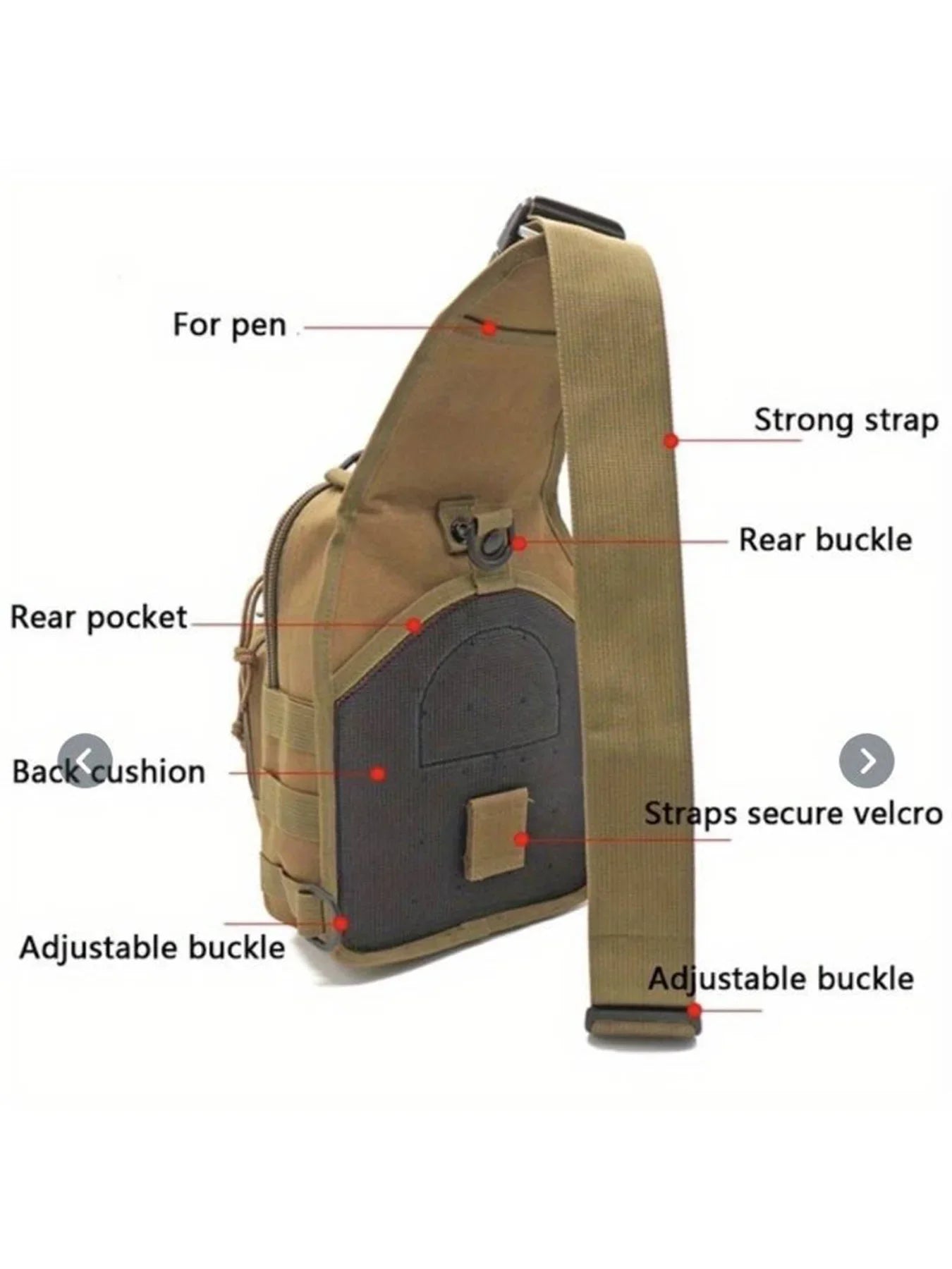 Versatile Tactical Sling Backpack
