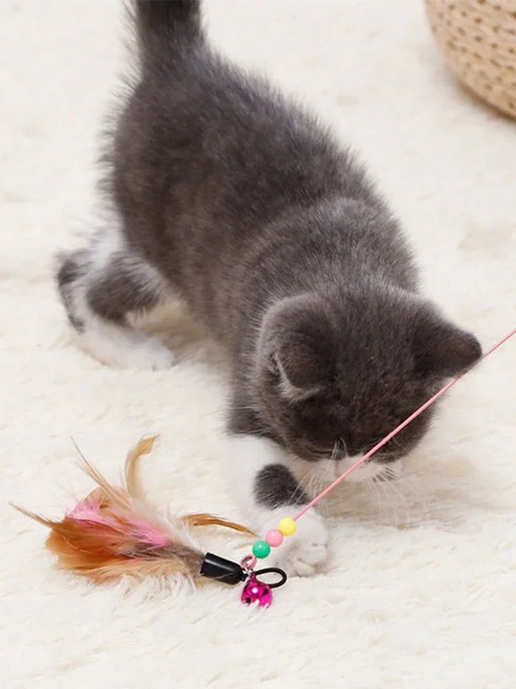 Feather Cat Teaser Wand