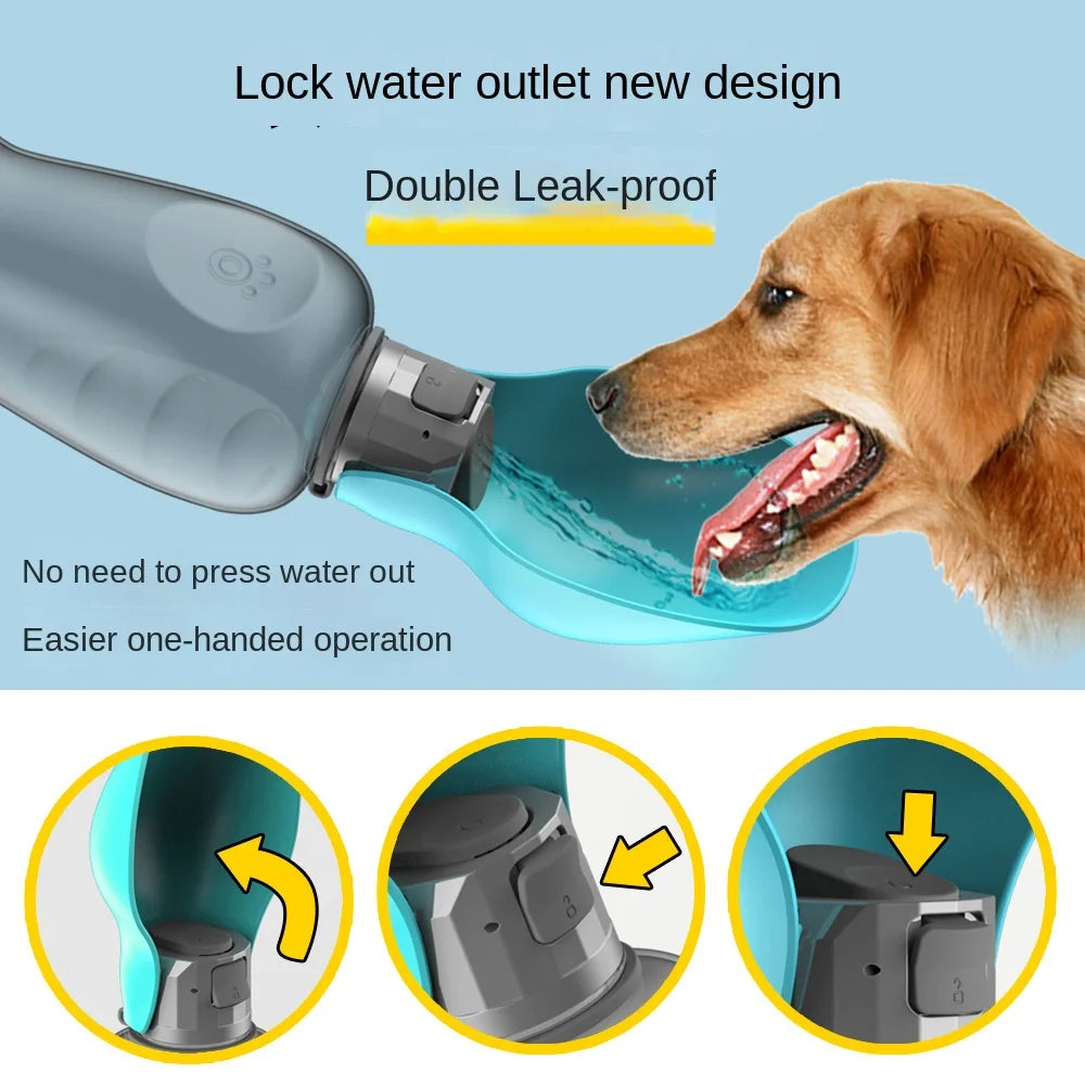 Portable Leaf Pet Water Bottle