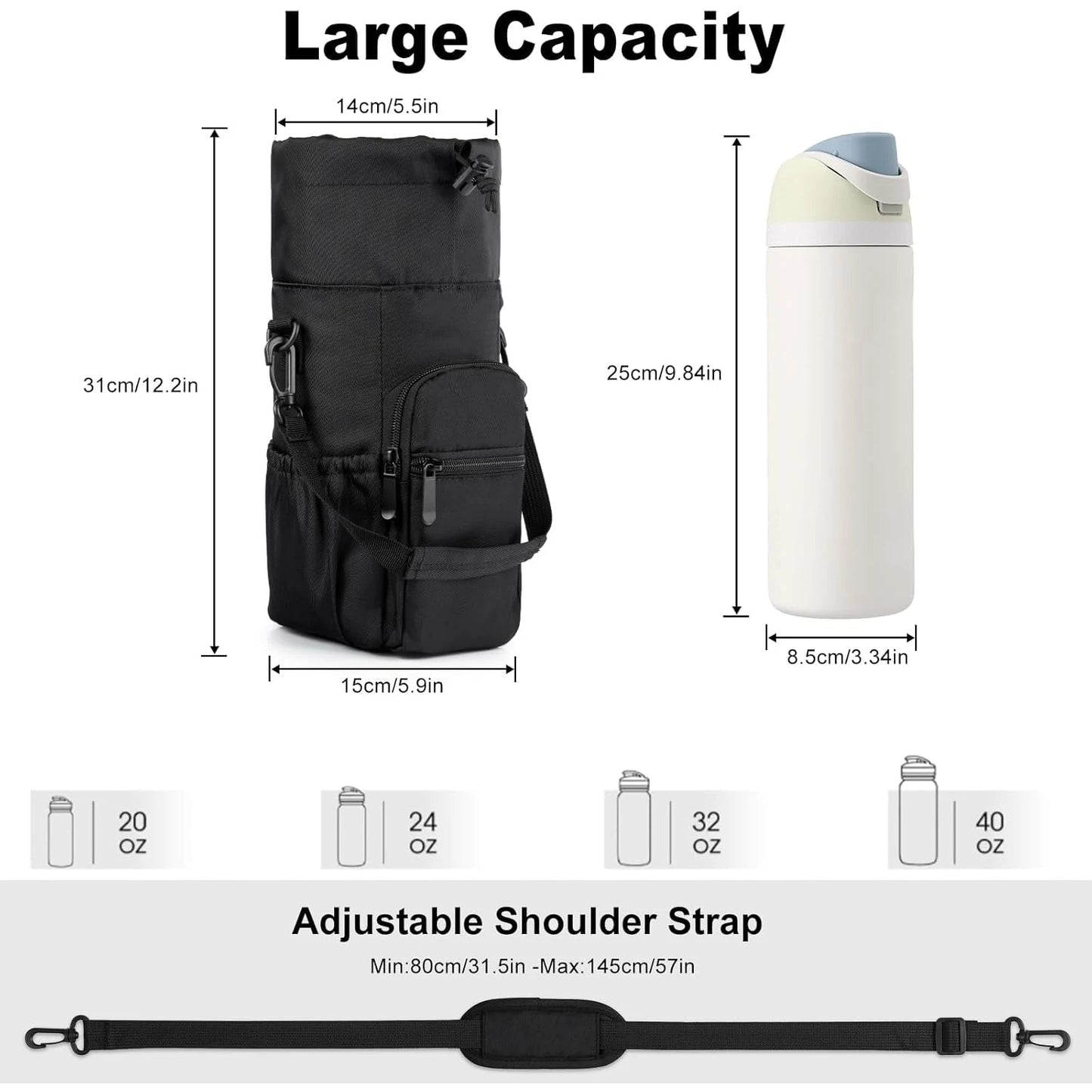 Insulated Water Bottle Carrier