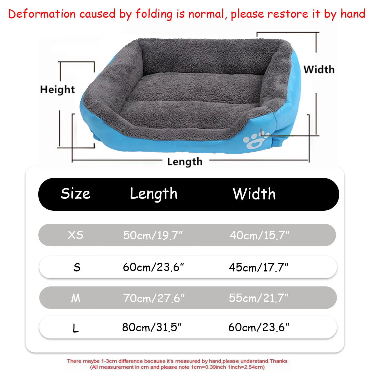 Soft Plush Pet Bed